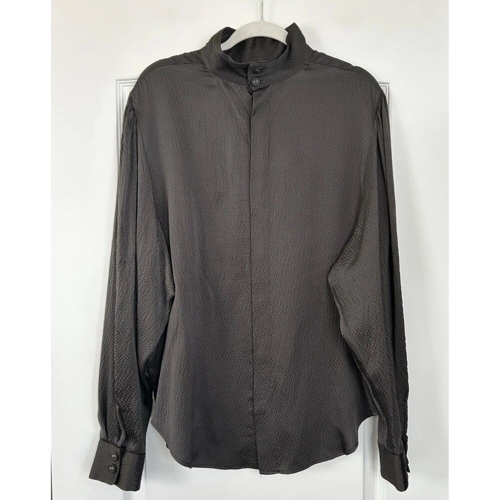 NWT Rachel Comey Prina Silk Button-Back Blouse - Picture 7 of 16